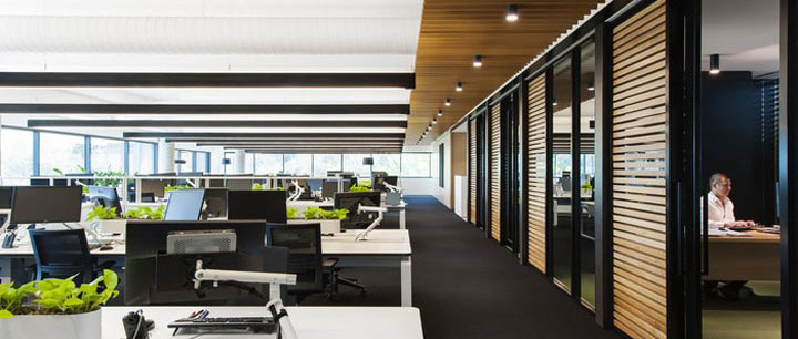 办公室装修灯光效果如何设计构思？